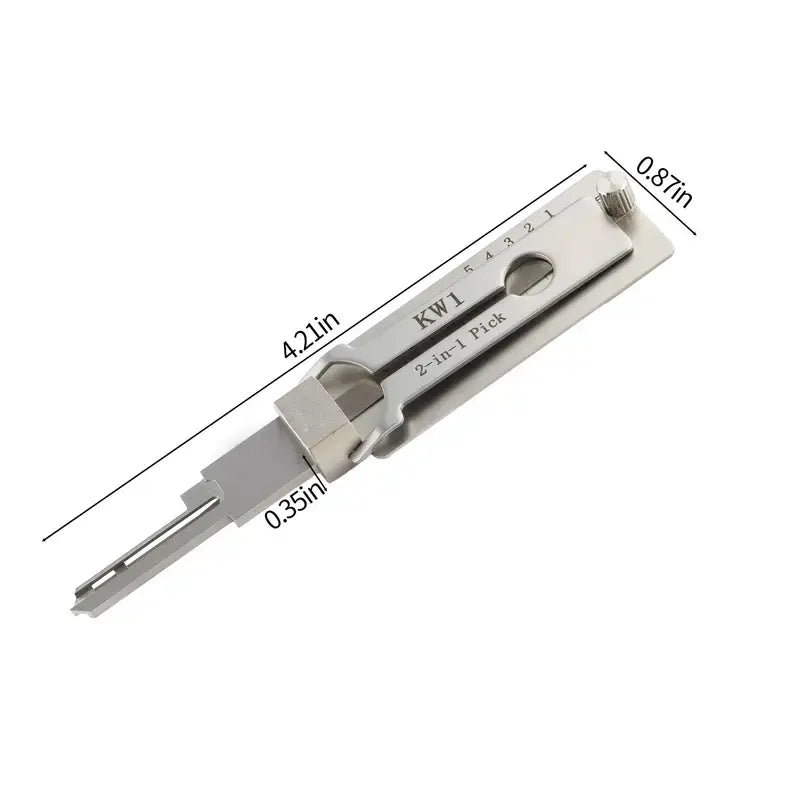 ⏰3-second unlocking🔥Home Use 2-in-1 Precision Lock Picking Tool（✌Thieves cannot use it）
