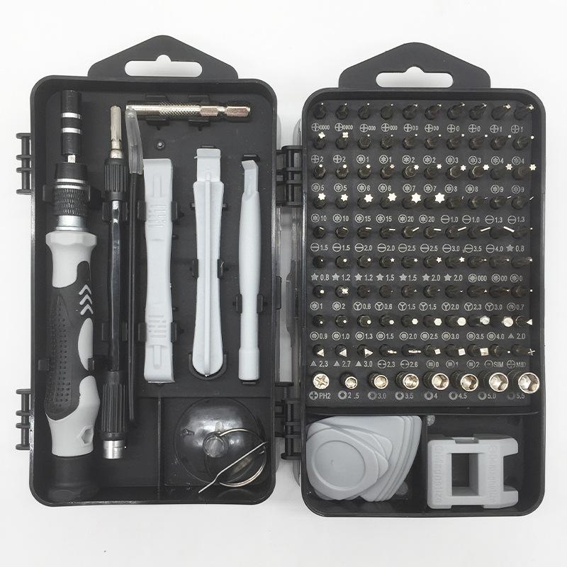 Precision Set, Professional Grade 117 in 1 Repair Tool Kit for Electronics, Computer, , Laptop, Console, Watch, Eyeglasses, Modding, and DIY Projects